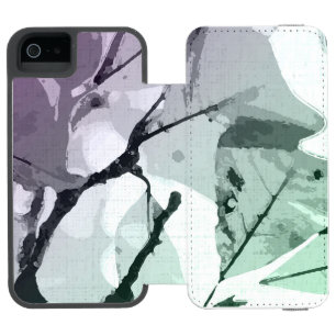 Coque-portefeuille iPhone 5 Incipio Watson™ Couleurs d'automne, feuille 5