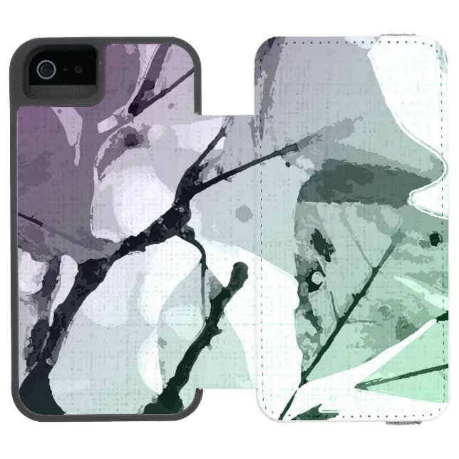 Coque Portefeuille Incipio Pour iPhone Couleurs d'automne, feuille 5 (Folio Ouvert)