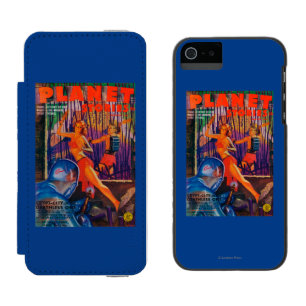 Coque-portefeuille iPhone 5 Incipio Watson™ Couverture de magazine d'histoires de planète 3