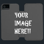 Coque-portefeuille iPhone 5 Incipio Watson™ Créez votre propre boîtier Portefeuille iPhone SE <br><div class="desc">Concevez votre propre boîtier Portefeuille Black iPhone SE  iPhone 5/5s avec l'outil de personnalisation extraordinaire de Zazzle. Ajoutez votre propre texte,  photo,  image ou design.</div>