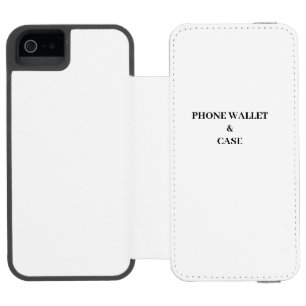 Coque-portefeuille iPhone 5 Incipio Watson™ Créez Votre Propre Promotion de Marque Simple