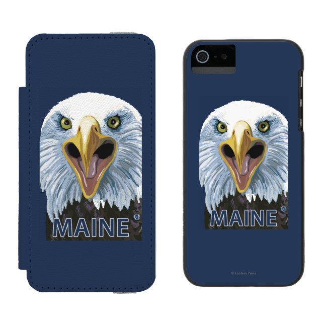 Coque Portefeuille Incipio Pour iPhone De MaineEagle fin (Côté par côté)