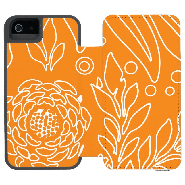 Coque Portefeuille Incipio Pour iPhone Design floral 35 (Folio Ouvert)