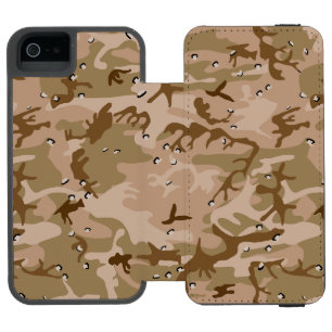 Coque-portefeuille iPhone 5 Incipio Watson™ Dessert Camouflage avec galets, Militaire, Armée