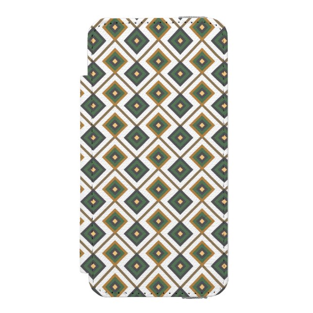 Coque Portefeuille Incipio Pour iPhone Diamante en vert (Folio Devant)
