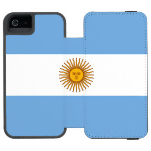 Coque-portefeuille iPhone 5 Incipio Watson™ Drapeau patriotique argentin