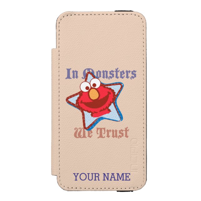 Coque Portefeuille Incipio Pour iPhone Elmo - Dans Les Monstres Nous Avons Confiance | Aj (Folio Devant)