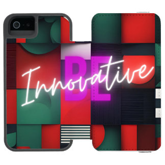 Coque-portefeuille iPhone 5 Incipio Watson™ Être innovant
