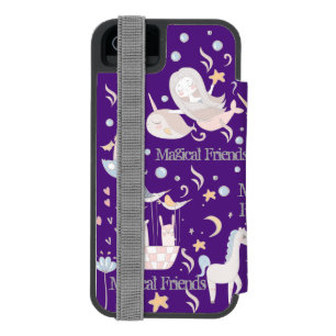 Coque-portefeuille iPhone 5 Incipio Watson™ Étui portefeuille pour iPhone 6 - Art Fantaisiste