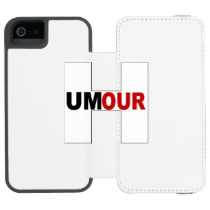 Coque-portefeuille iPhone 5 Incipio Watson™ Étui portefeuille pour iPhone 6 DESIGN HUMOUR