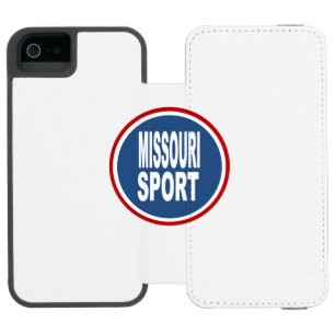 Coque-portefeuille iPhone 5 Incipio Watson™ Étui portefeuille pour iphone 6 SE MISSOURI SPORT