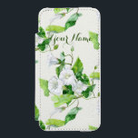 Coque-portefeuille iPhone 5 Incipio Watson™ Fleur blanche<br><div class="desc">Artiste de Zolotareva. Aquarelle sur papier.Vous pouvez ajouter un nom ou du texte personnalisé. Personnalisez ce modèle.</div>