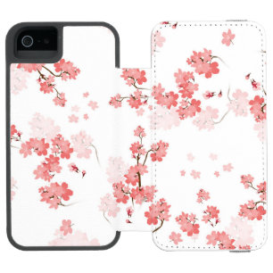 Coque-portefeuille iPhone 5 Incipio Watson™ Fleur cerise 2