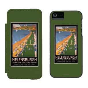 Coque-portefeuille iPhone 5 Incipio Watson™ Foules le long d'affiche de chemins de fer de