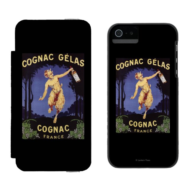 Coque Portefeuille Incipio Pour iPhone FranceCognac Gelas PosterFrance promotionnel (Côté par côté)