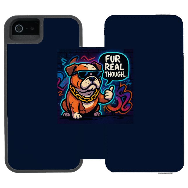 Coque Portefeuille Incipio Pour iPhone Fur Real Though (Folio Ouvert)