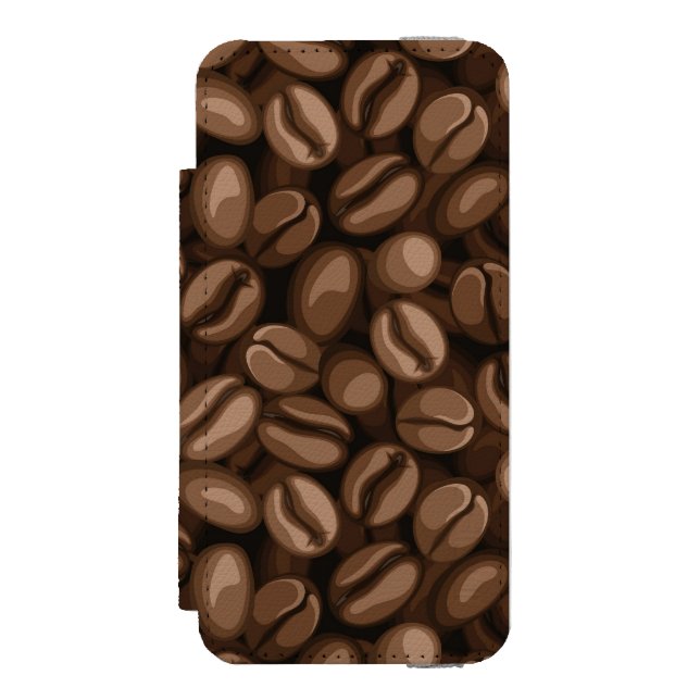 Coque Portefeuille Incipio Pour iPhone Grains de café (Folio Devant)