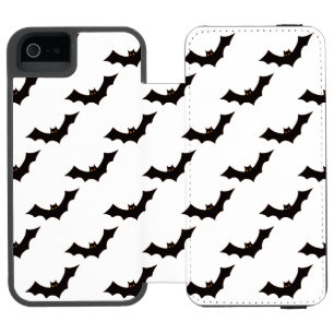 Coque-portefeuille iPhone 5 Incipio Watson™ Halloween, motif de chauves-souris, farce ou frian
