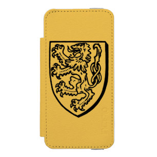 Coque-portefeuille iPhone 5 Incipio Watson™ Héraldique : Lion