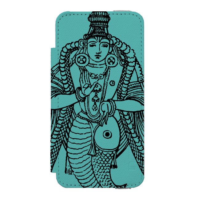 Coque Portefeuille Incipio Pour iPhone Hindouisme : Vishnu (Folio Devant)