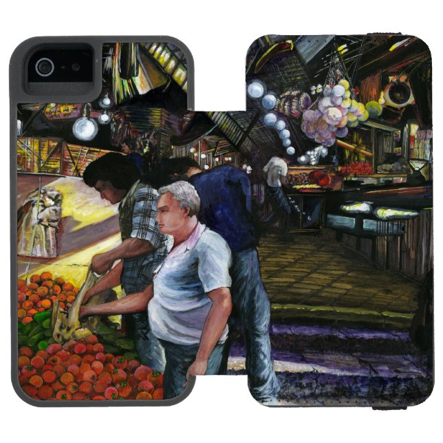 Coque Portefeuille Incipio Pour iPhone Hommes de commerce, Jérusalem (Folio Ouvert)