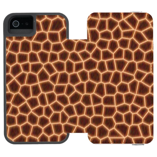 Coque Portefeuille Incipio Pour iPhone Impression de girafe (Folio Ouvert)