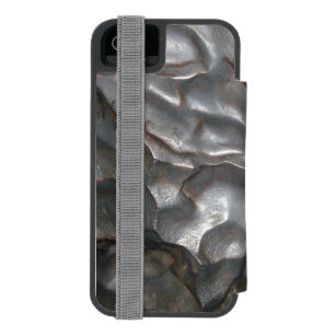 Coque-portefeuille iPhone 5 Incipio Watson™ Impression de roches métalliques,