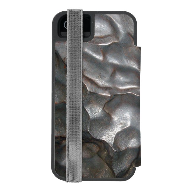 Coque Portefeuille Incipio Pour iPhone Impression de roches métalliques, (Folio Dos)