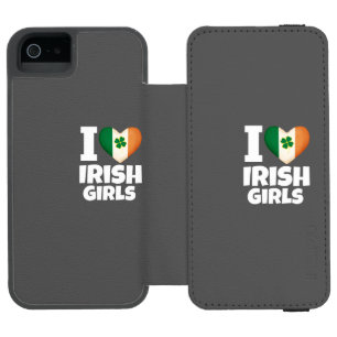 Coque-portefeuille iPhone 5 Incipio Watson™ iPhone 6 Wallet Case I Love Irish Girls st patrick