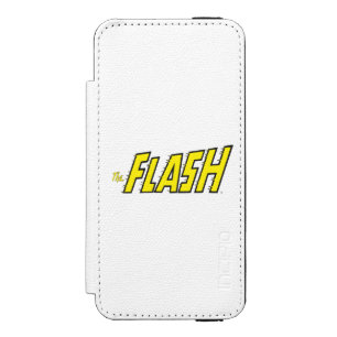 Coque-portefeuille iPhone 5 Incipio Watson™ Le logo Flash Jaune