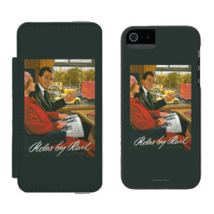 Coque-portefeuille iPhone 5 Incipio Watson™ Les chemins de fer britanniques détendent par