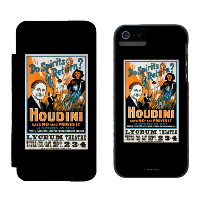 Coque Portefeuille Incipio Pour iPhone Les spiritueux retournent-ils ? Houdini dit que le (Côté par côté)