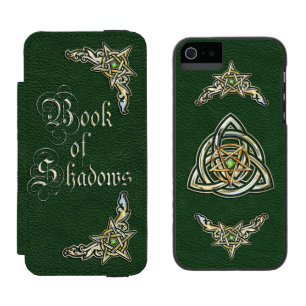 Coque-portefeuille iPhone 5 Incipio Watson™ Livre vert des ombres