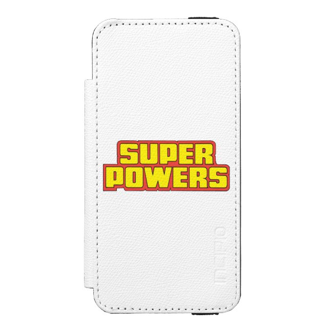 Coque Portefeuille Incipio Pour iPhone Logo Super Powers™ Jaune (Folio Devant)