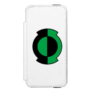 Coque-portefeuille iPhone 5 Incipio Watson™ Logo vert lanterne retourné