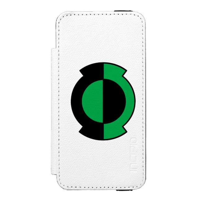 Coque Portefeuille Incipio Pour iPhone Logo vert lanterne retourné (Folio Devant)
