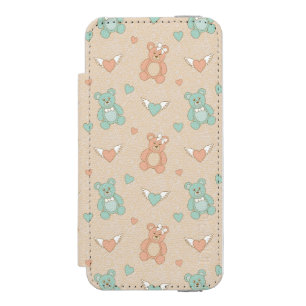 Coque-portefeuille iPhone 5 Incipio Watson™ Mariage-nounours