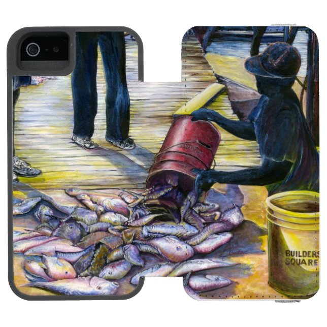 Coque Portefeuille Incipio Pour iPhone Menu d'aujourd'hui, Harbour Island, Bahamas (Folio Ouvert)