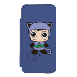 Coque-portefeuille iPhone 5 Incipio Watson™ Mini Femme de chat