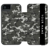 Modèle de camouflage gris, Votre nom, Personnalise