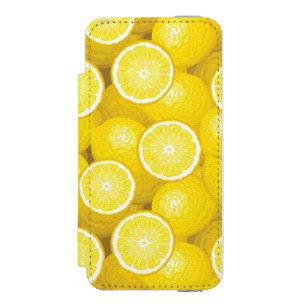 Coque-portefeuille iPhone 5 Incipio Watson™ Motif 2 de citron