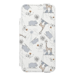 Coque-portefeuille iPhone 5 Incipio Watson™ motif 2 de griffonnage