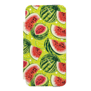 Coque-portefeuille iPhone 5 Incipio Watson™ Motif 2 de pastèque