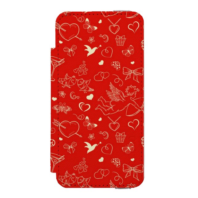 Coque Portefeuille Incipio Pour iPhone Motif 2 de Valentine (Folio Devant)