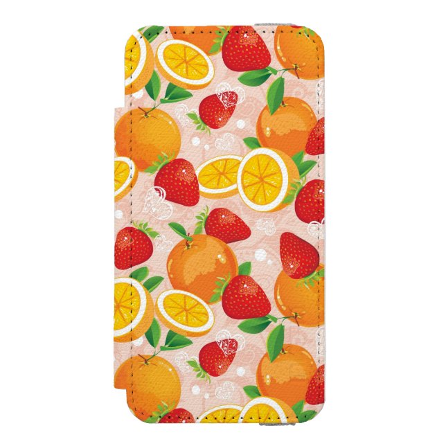 Coque Portefeuille Incipio Pour iPhone Motif abstrait avec la fraise (Folio Devant)
