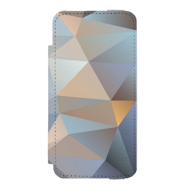 Coque Portefeuille Incipio Pour iPhone Motif abstrait frais de triangle (Folio Devant)