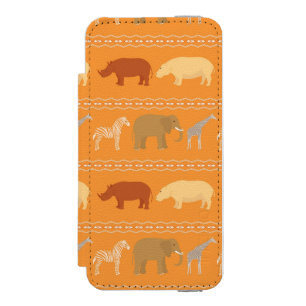 Coque-portefeuille iPhone 5 Incipio Watson™ Motif africain
