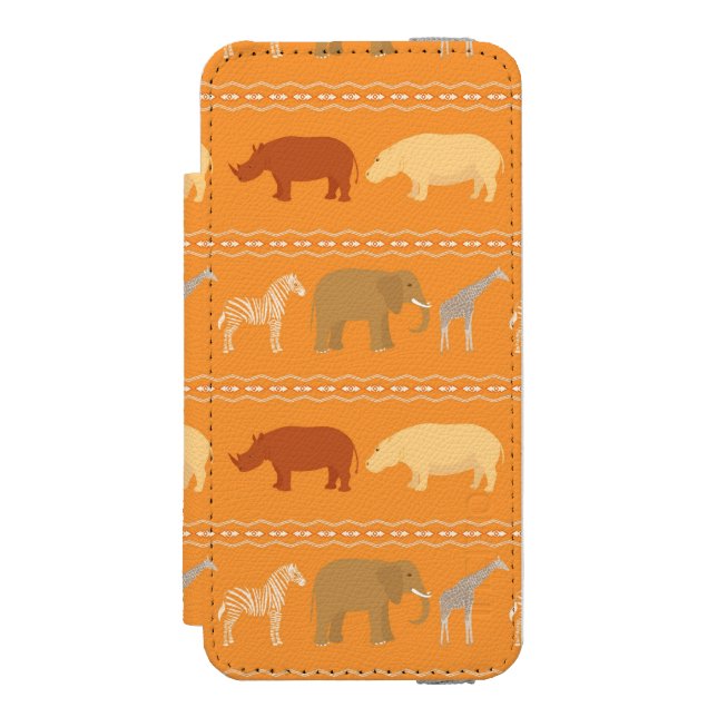 Coque Portefeuille Incipio Pour iPhone Motif africain (Folio Devant)