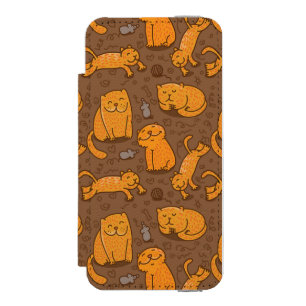 Coque-portefeuille iPhone 5 Incipio Watson™ Motif avec des chats