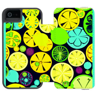 Coque-portefeuille iPhone 5 Incipio Watson™ Motif coloré vibrance de fruité